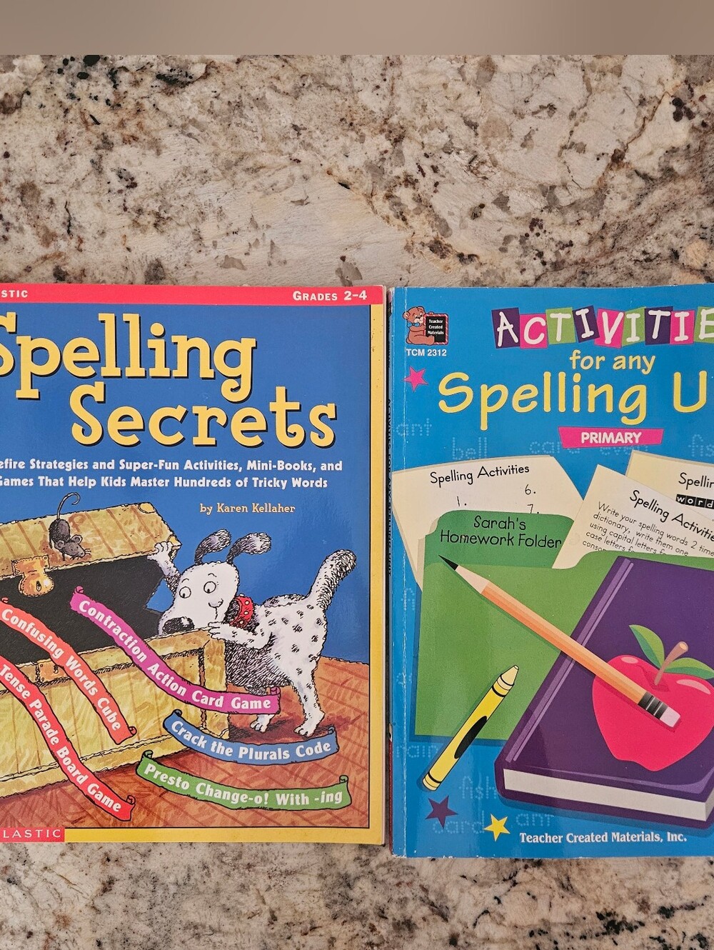 Spelling Workbooks Activities Grades 1,2,3 Books Games Classroom Teaching